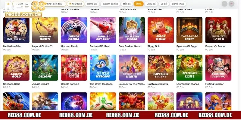 Top game nổ hũ hấp dẫn tại RED88